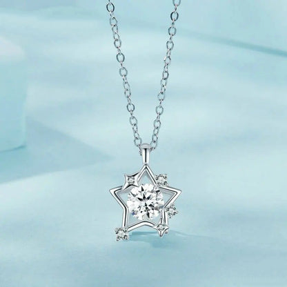 Shiny Star Pendant Necklace